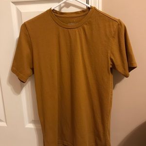 Light brown everlane blank heavyweight t shirt